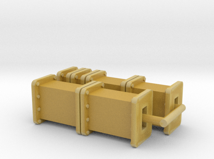 Steerable Dry Fert Cart - Axle Spacers 3d printed