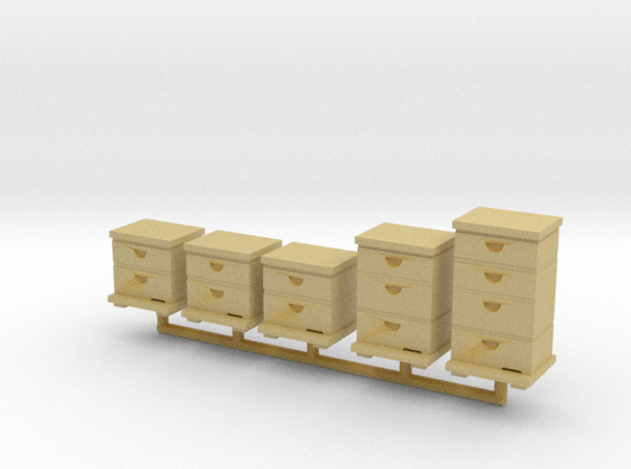 1/87th Beehive boxes 3d printed