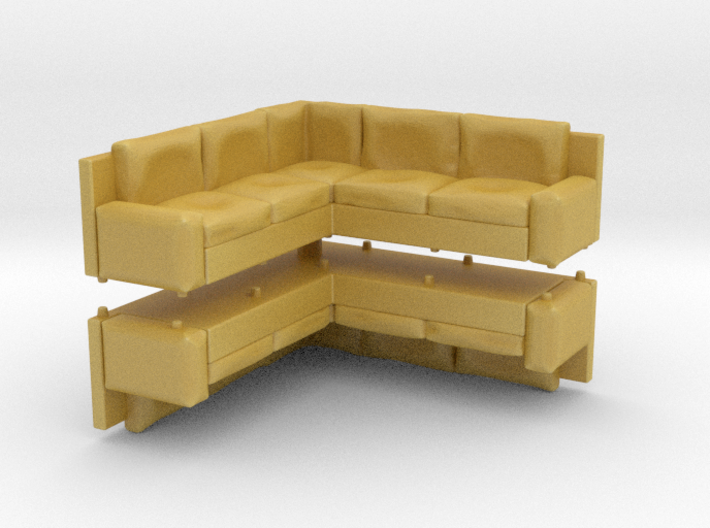 Corner Sofa (x2) 1/120 3d printed