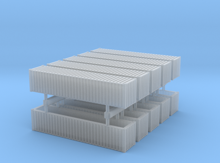 40ft Container in 1/350 (10 pcs.) 3d printed