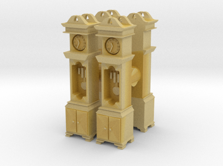 Pendulum Clock (x4) 1/120 3d printed