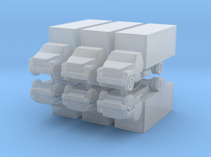 Ford F600 Cargo (x6) 1/400 3d printed
