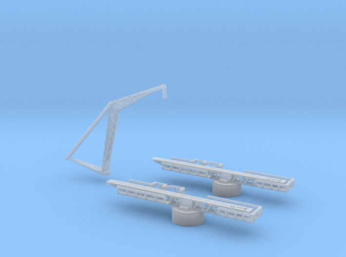 1/500 Scale USN Aircraft Handing Set 3d printed