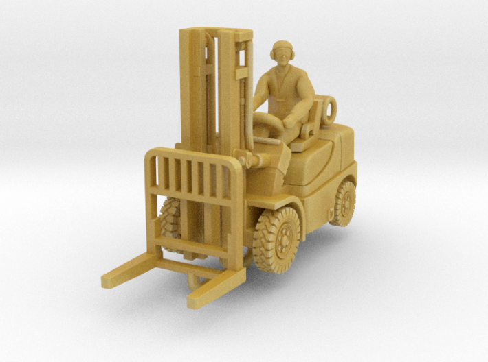 ForkLift 01. 1:72 Scale 3d printed 
