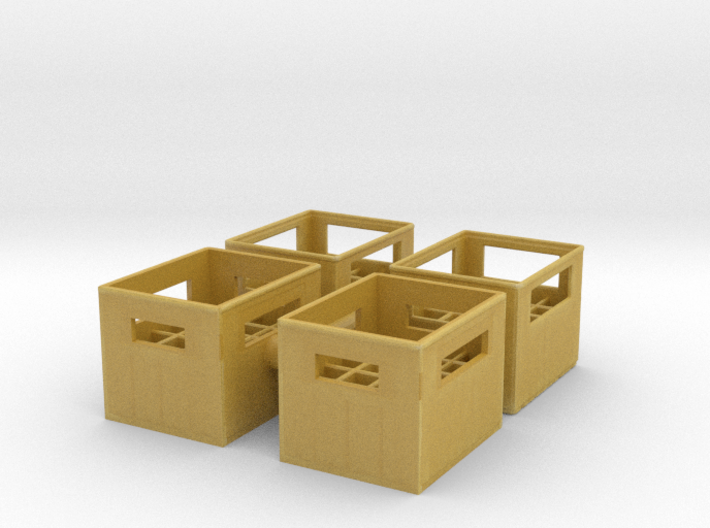 Bottle Crate (4 pieces) 1/43 3d printed