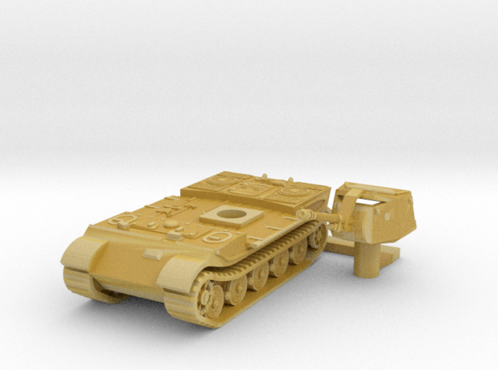 1/144 105mm leFH 43 auf Panzerkampfwagen VI Tiger 3d printed 