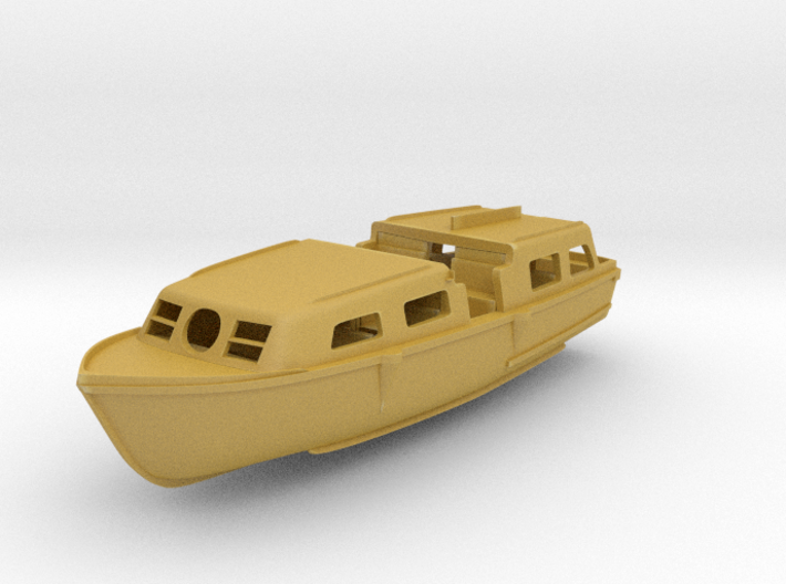Lifeboat Motor Tender Boat 1/200 3d printed