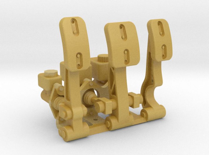 Make It RC Racing Pedals for 1/10 Scale RC Car 3d printed