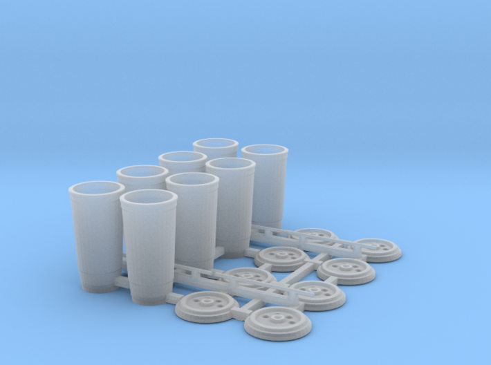 Large Soda Cups 1/12 scale 3d printed