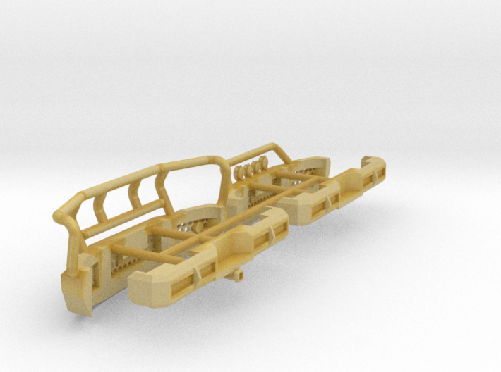 1/64 Greenlight Chevy 3500 Bumpers 3d printed