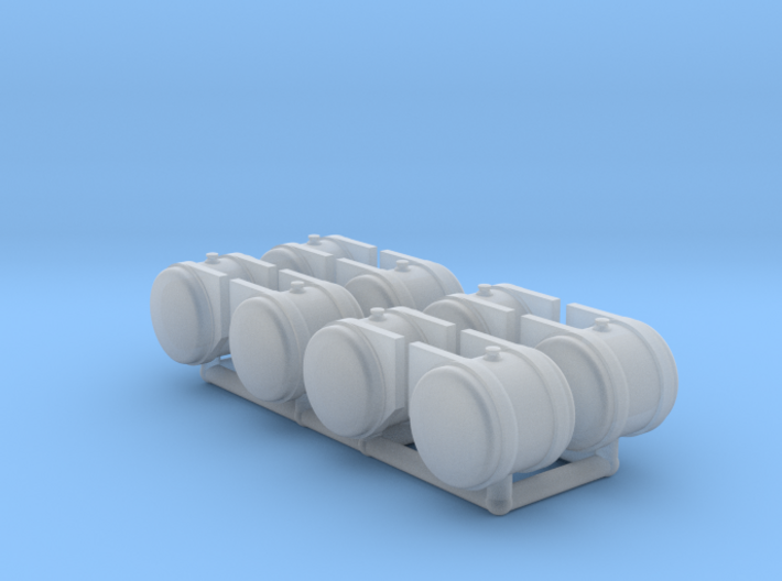 HO scale 50 gallon Hydraulic Oil Tanks 3d printed