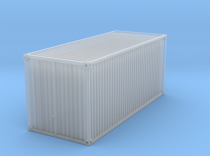 20 feet Container 1/120 3d printed