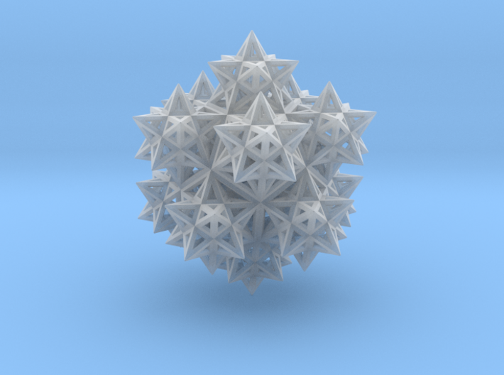 14 Stellated Dodecahedrons 3d printed