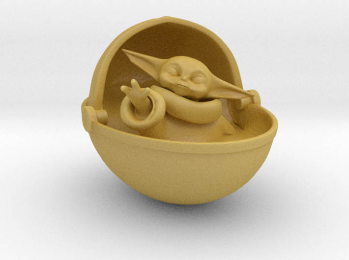 Baby Yoda Ornament 3d printed