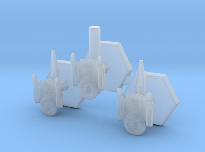 7000 Oberth Class Battle Group 3d printed