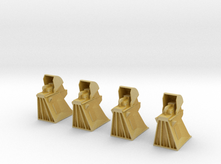 Apollo MLP 1:96 Hold Downs-4 Pack 3d printed
