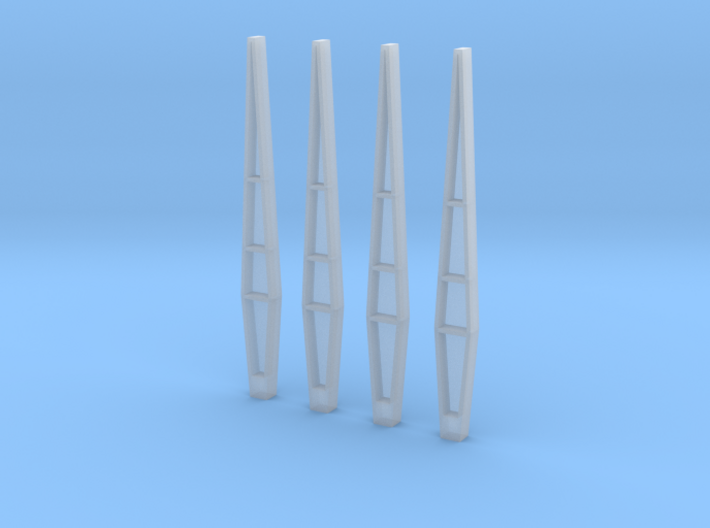 1:72 Saturn V Hold Downs 3d printed