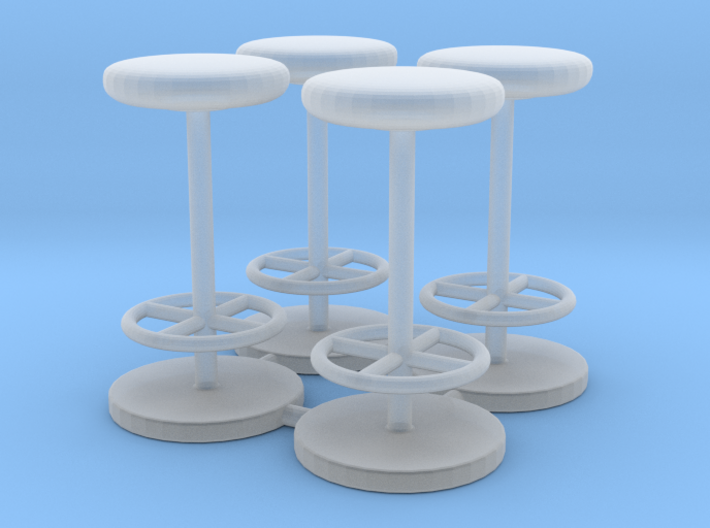 Stool 01. 1:24 Scale 3d printed
