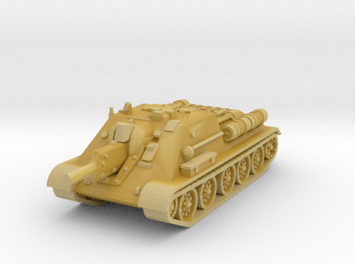 SU-122 Tank 1/144 3d printed