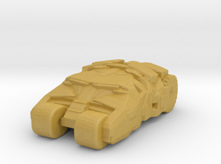 Batmobile Tumbler 1/220 3d printed