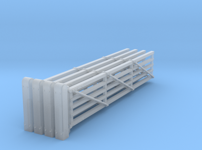 VR #1 Gates 18'6&quot; (4 Pack) 1:87 Scale 3d printed
