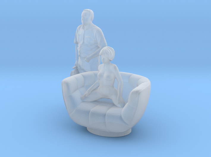 Printle S Couple 355 - 1/87 - wob 3d printed