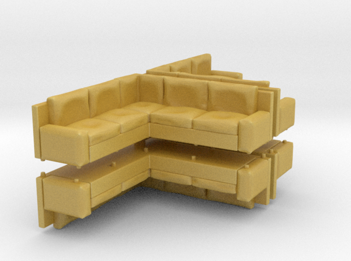 Corner Sofa (x4) 1/160 3d printed