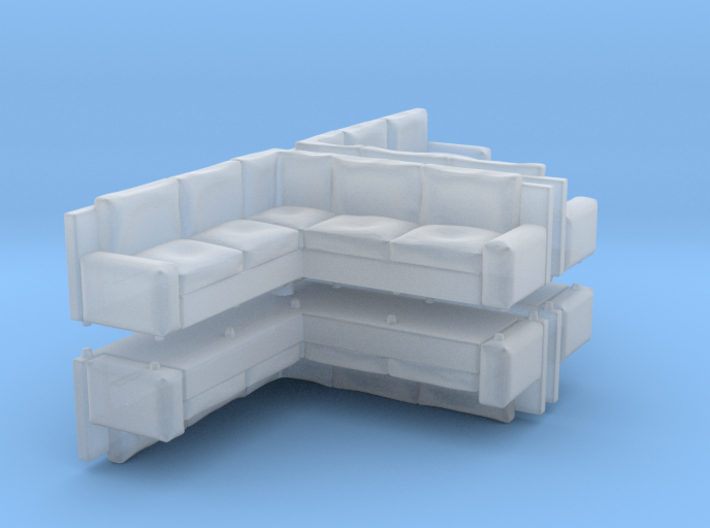 Corner Sofa (x4) 1/160 3d printed