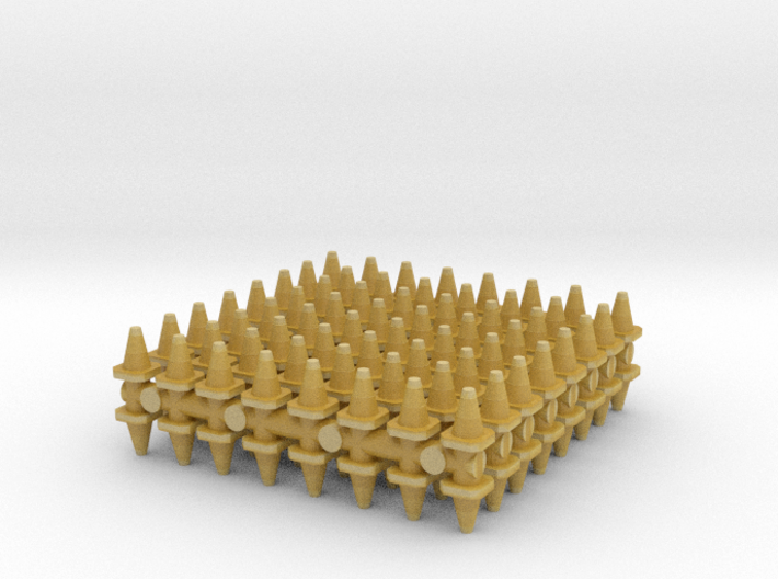 Traffic Cones (x128) 1/400 3d printed