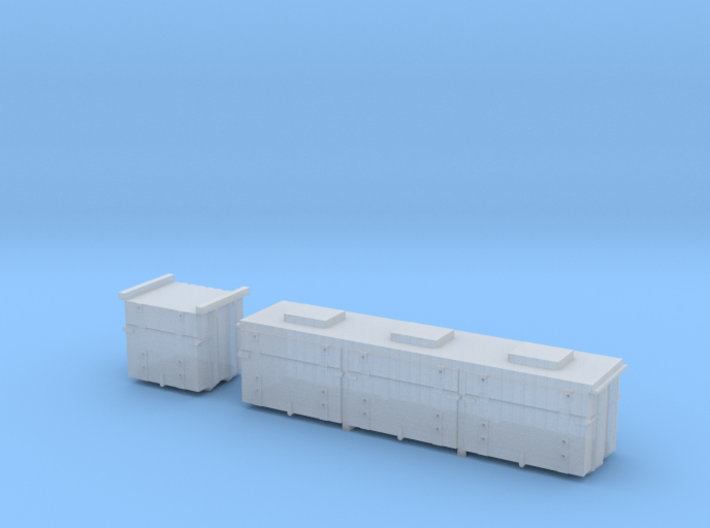 Battery boxes for VR Buffet Cars 3d printed