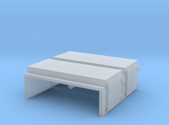EMD Short Square Air Filter Hatch (N - 1:160) 2X 3d printed
