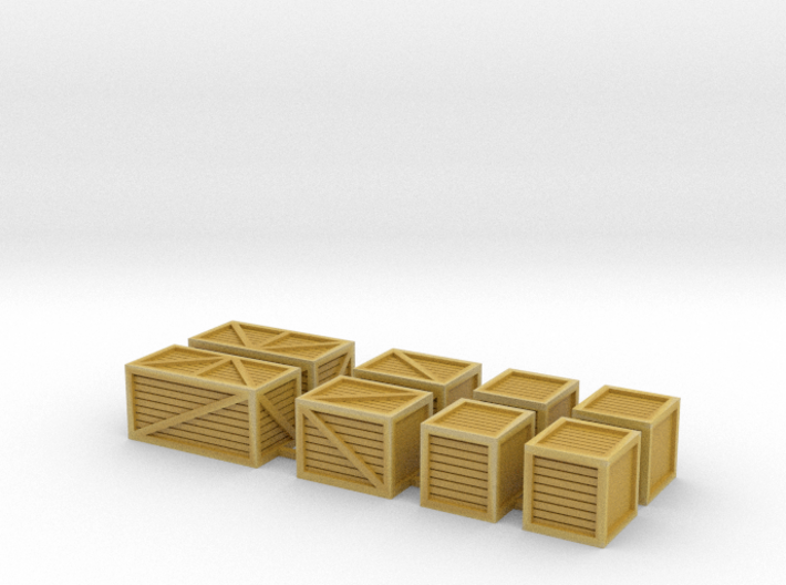 'N Scale' - Assorted Crates 3d printed 