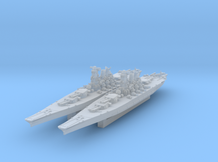 IJN Super Yamato A-150 battleship (Axis &amp; Allies s 3d printed