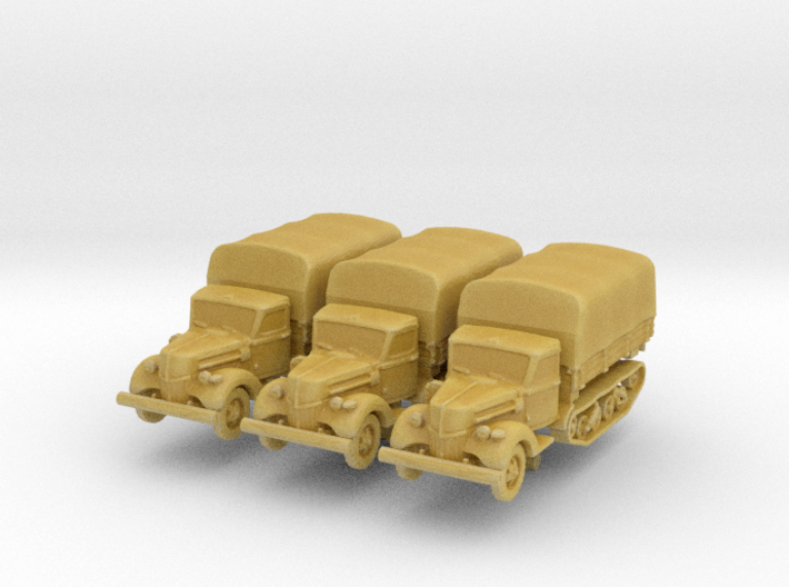 Ford V3000 Maultier early (covered) (x3) 1/285 3d printed