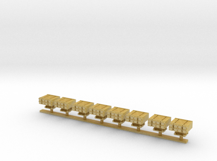1:700 Scale Mk 25 Sea Sparrow Launchers 3d printed