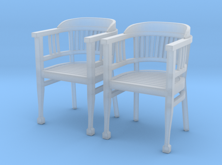 ArmChair 04.1:24 Scale 3d printed