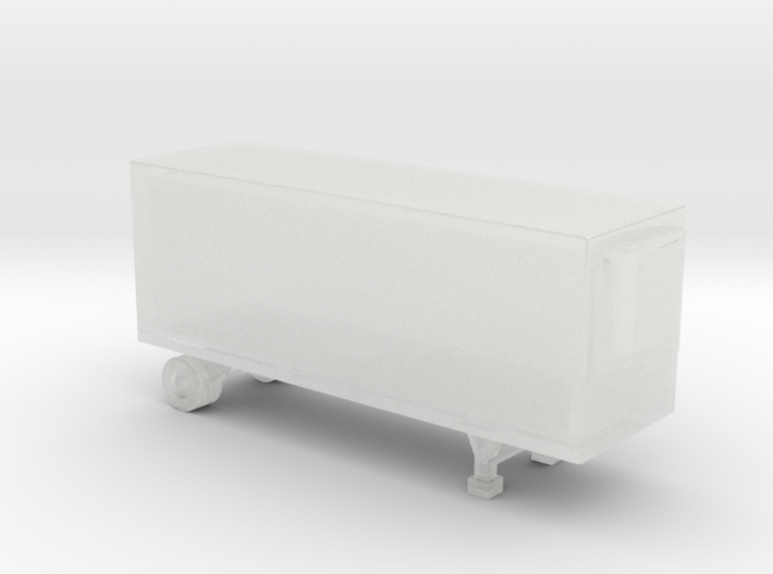 28 Foot Refrigerated Trailer - Z scale 3d printed