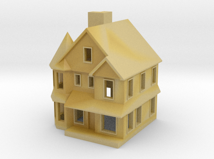 Queen Anne House - Zscale 3d printed