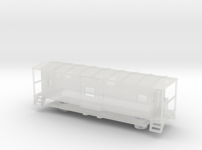 Bay Window Caboose - Zscale 3d printed