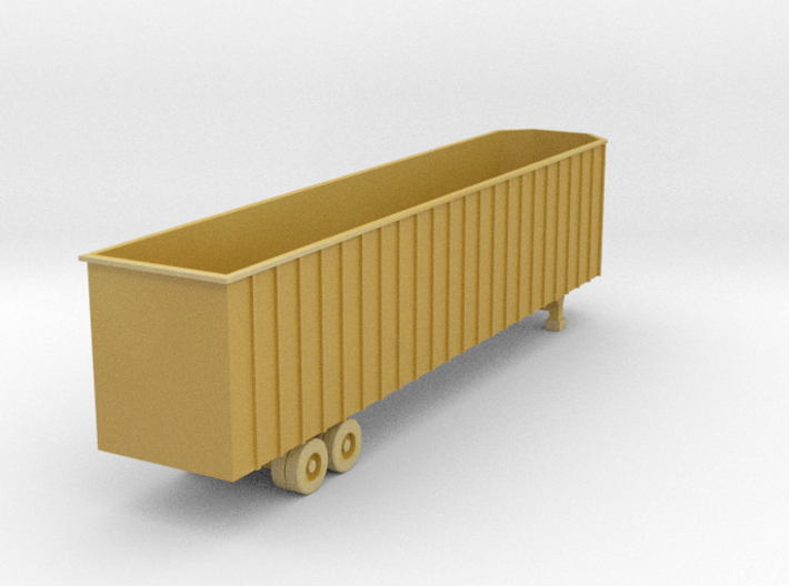 48 foot WoodChip Trailer - Zscale 3d printed 