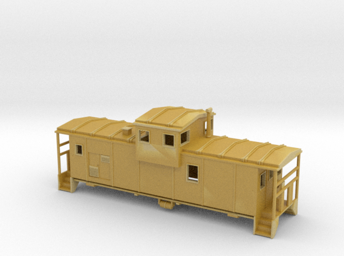 DMIR Widevision Caboose Early - Zscale 3d printed 