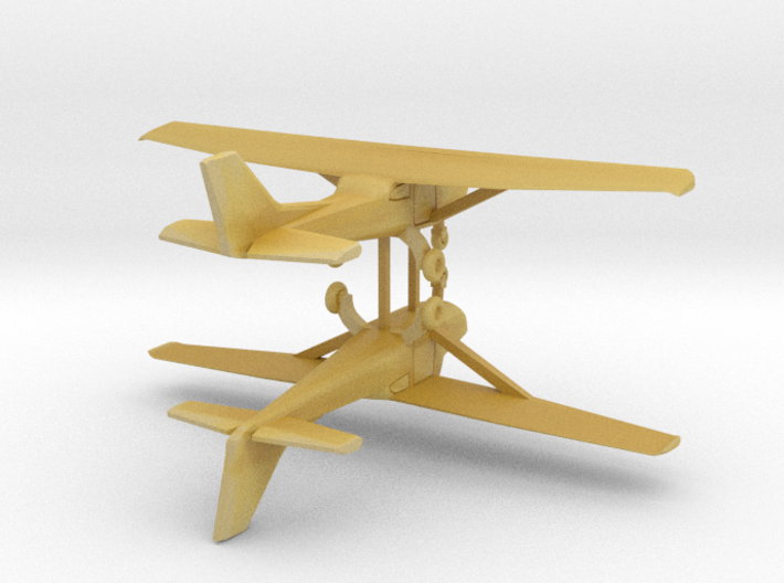 Cessna 172 - Set of 2 - Nscale 3d printed 