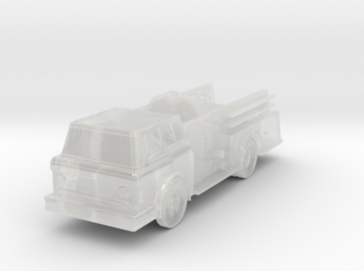 Fire Truck II - Zscale 3d printed