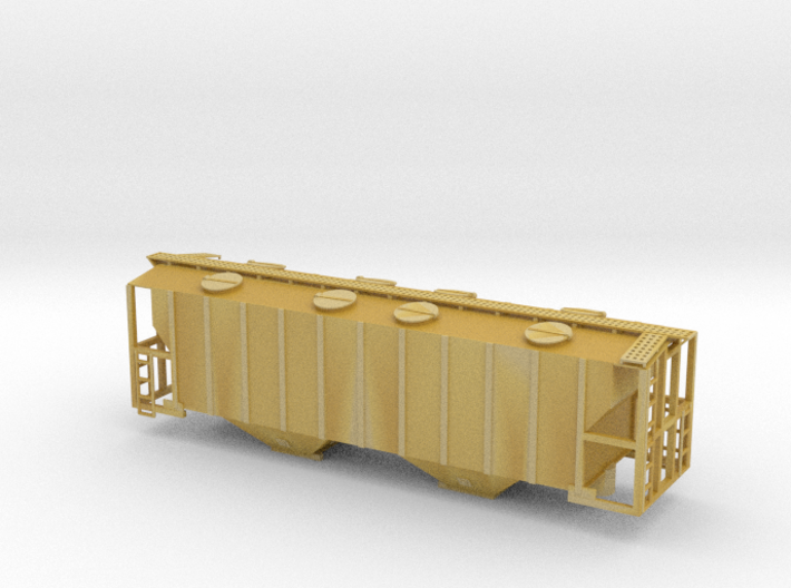 100 Ton Two Bay Covered Hopper - Nscale 3d printed 
