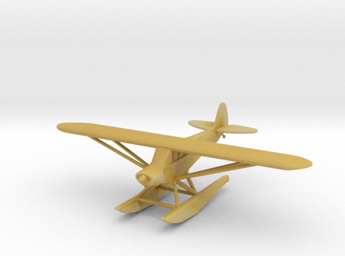 Piper PA18 Float Plane - Zscale 3d printed 