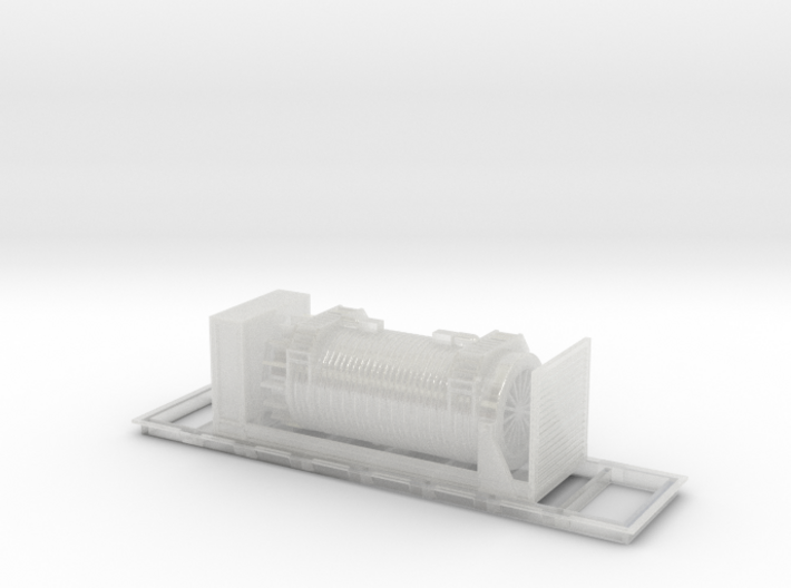Nuclear Shipping Cask - HO scale 3d printed