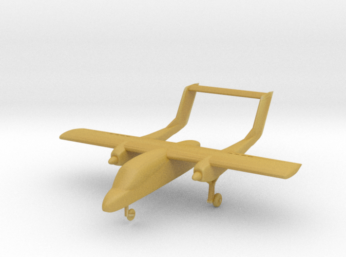 Rockwell OV-10 Bronco - 1:100scale 3d printed