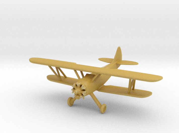 Waco UPF7 Biplane - 1:200scale 3d printed
