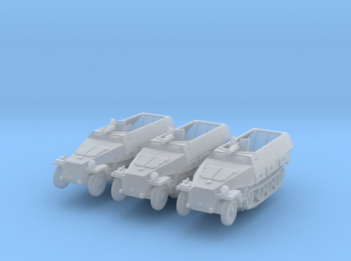 Sdkfz 251/3 D Radio (x3) 1/220 3d printed