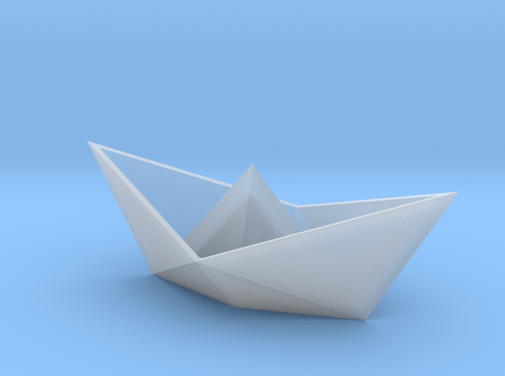 Origami boat 3d printed